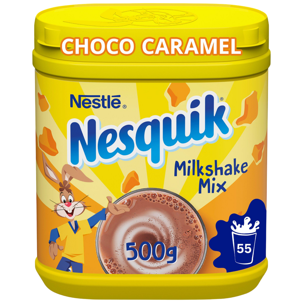 Nesquik Choco Caramel Mikshake Powder Tub - 17.6oz (500g)