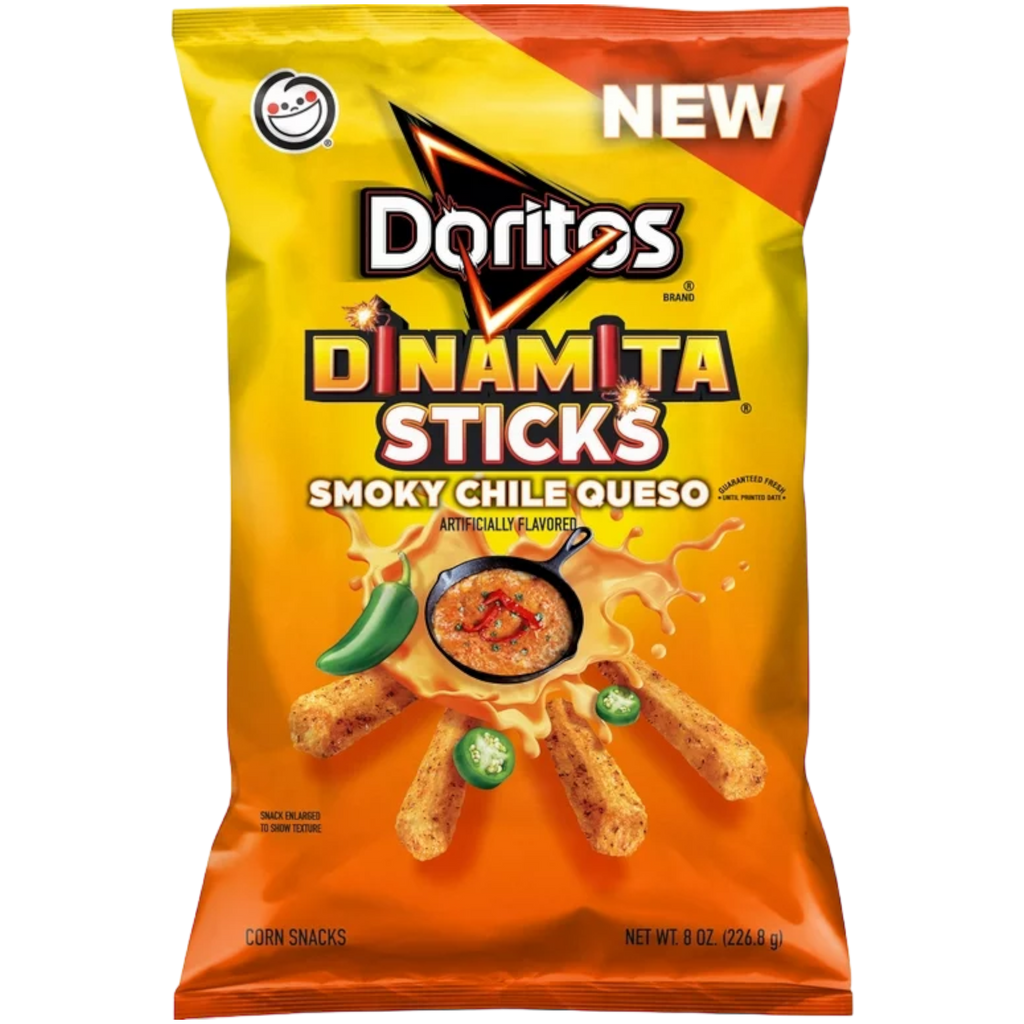 Doritos Dinamita Sticks Smoky Chile Queso Flavour - 8oz (226.8g)