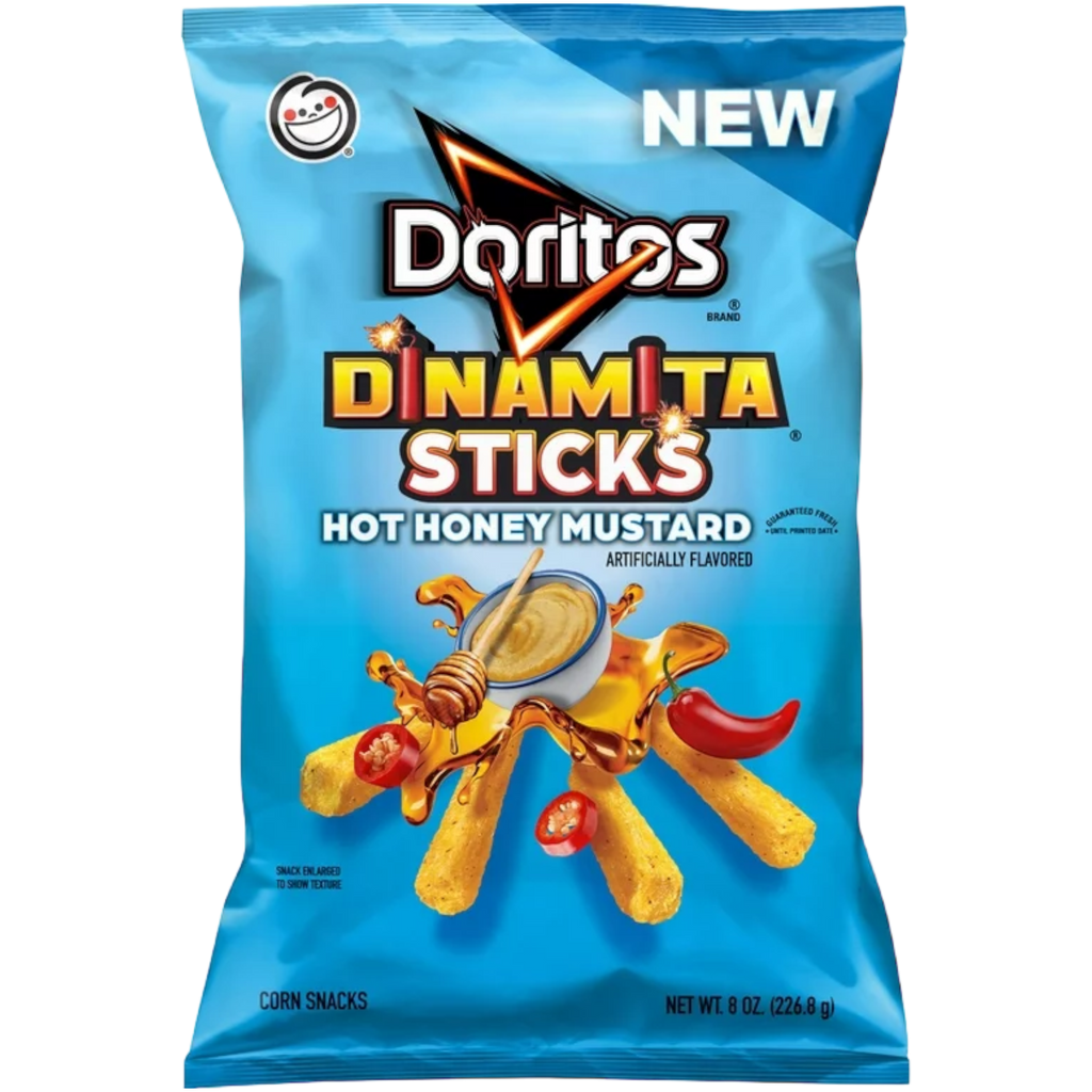 Doritos Dinamita Sticks Hot Honey Mustard Flavour - 8oz (226.8g)