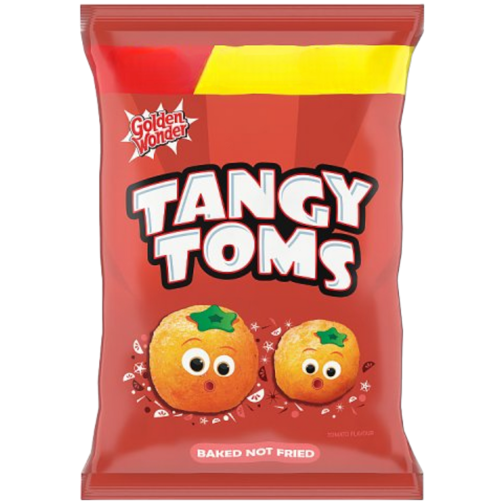 Golden Wonder Tangy Toms Crisps - 0.7oz (22g)