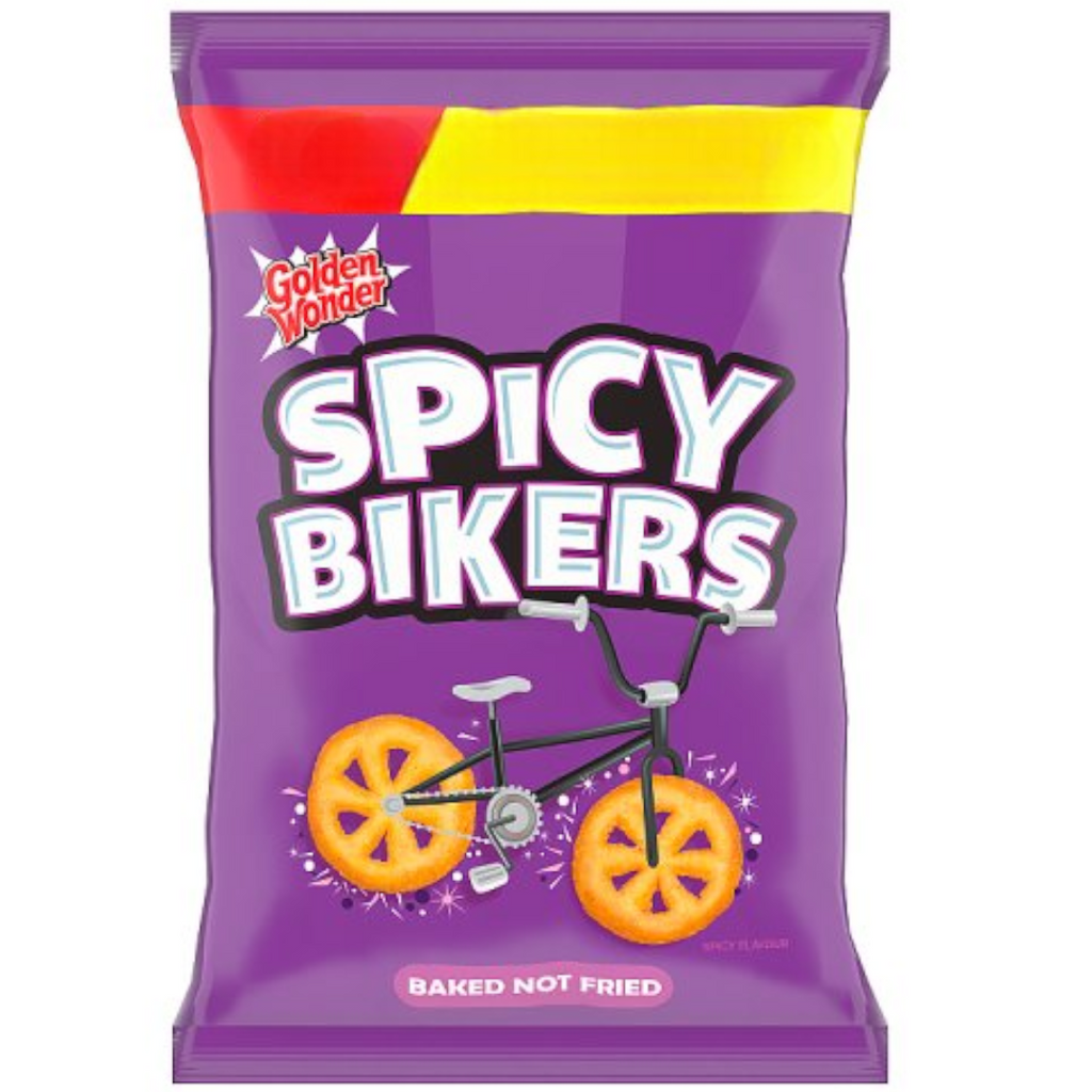 Golden Wonder Spicy Bikers Crisps - 1.76oz (50g)