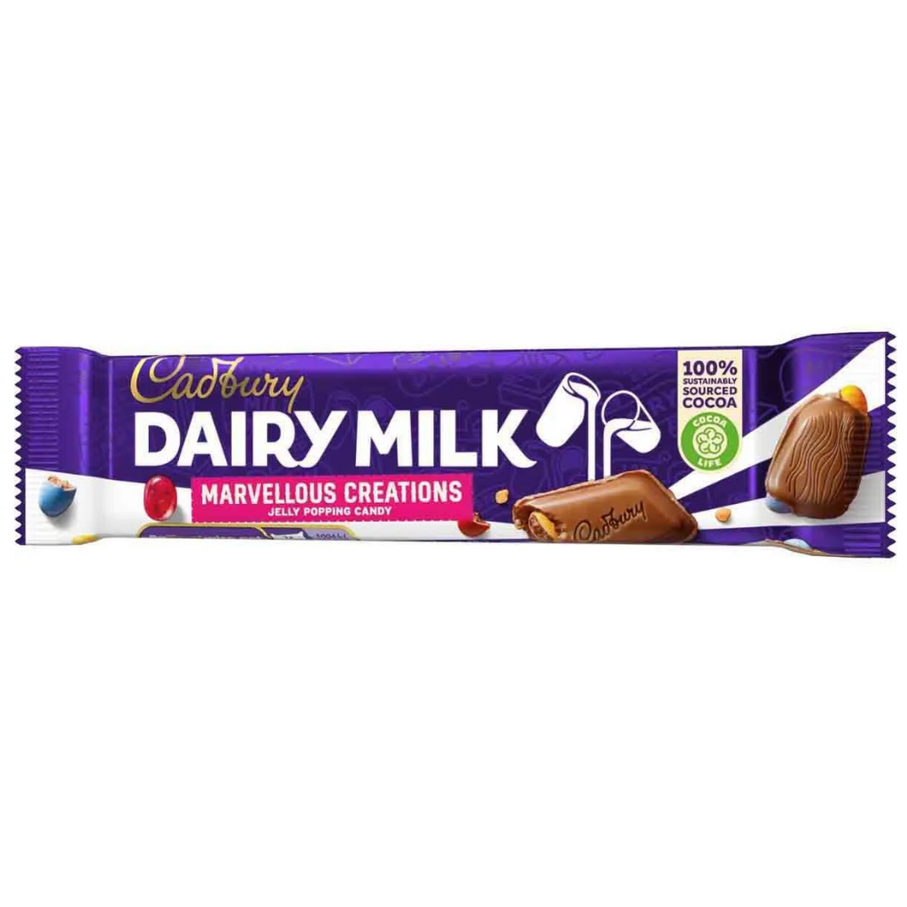 Cadbury Dairy Milk Marvellous Creations Jelly Popping Chocolate Bar - 1.65oz (47g)