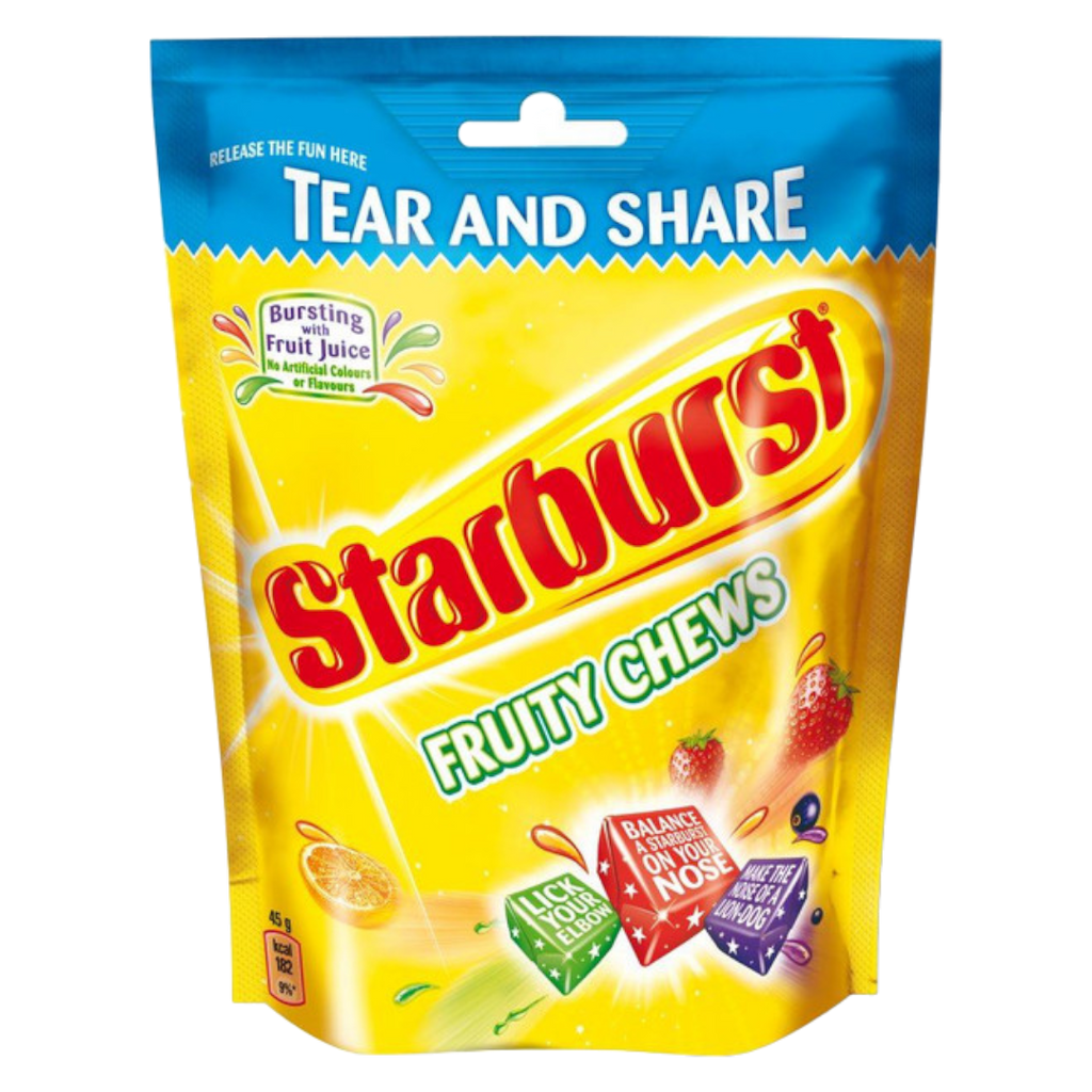 Starburst Original Fruity Chews Pouch - 4.8oz (138G)