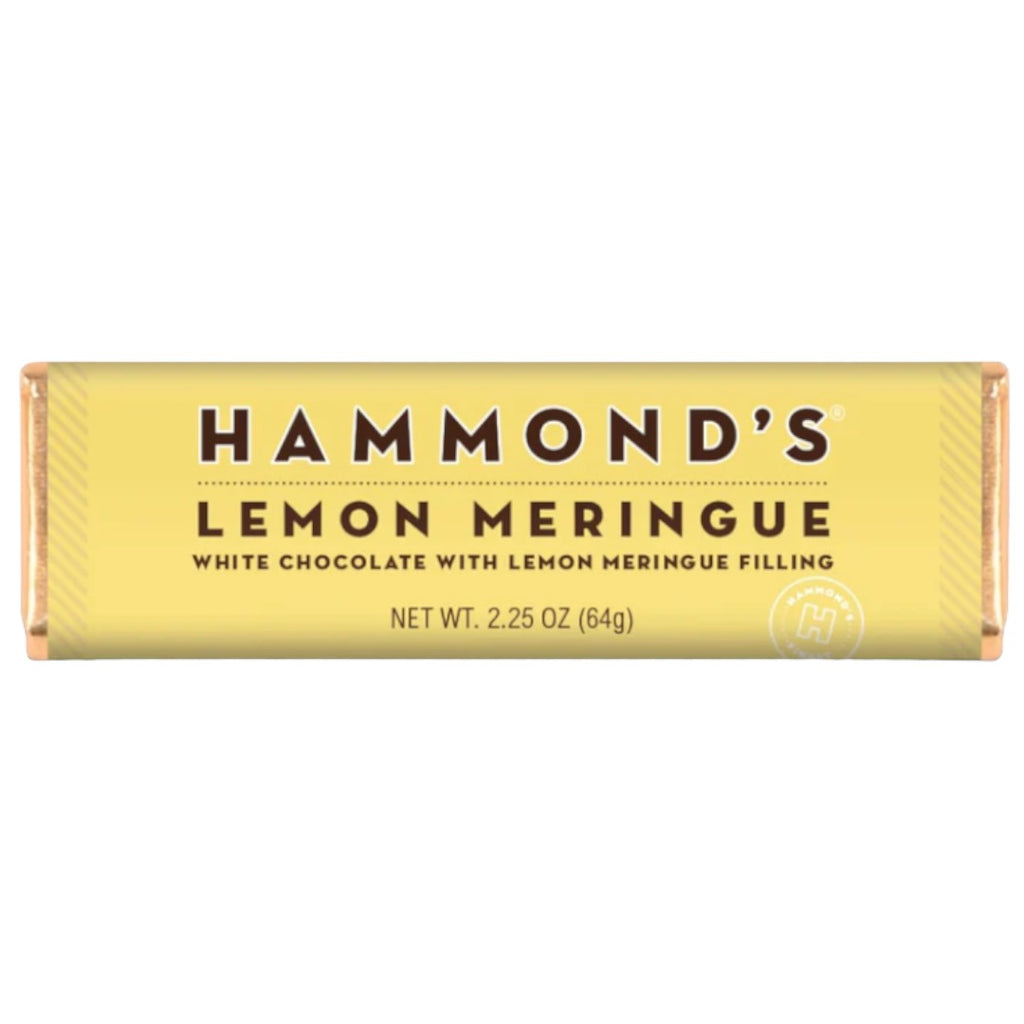 Hammond's Lemon Meringue White Chocolate Bar - 2.25oz (64g)
