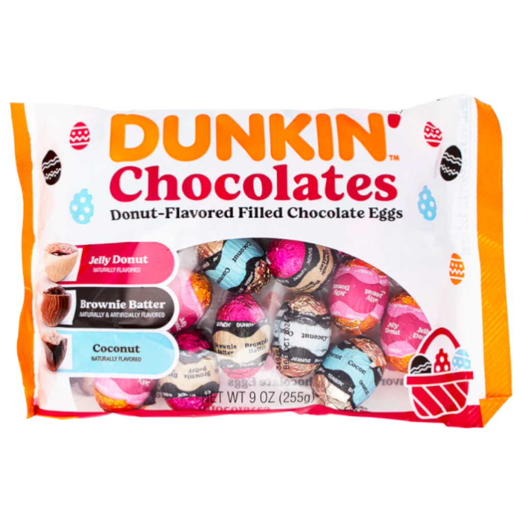 Dunkin' Donuts Donut Flavoured Filled Chocolate Eggs - 9oz (255g)