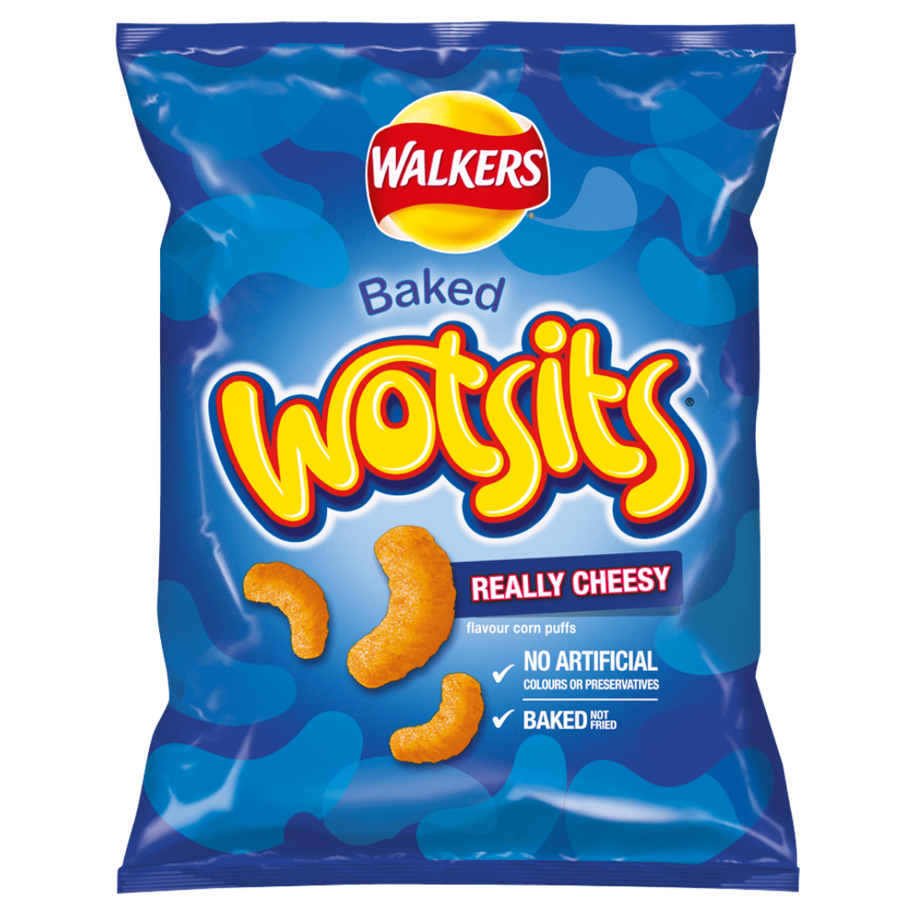 Walkers Wotsits Really Cheesy Baked Snacks - 2.1oz (60g)