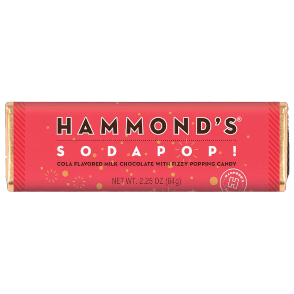 Hammond's Soda Pop! Milk Chocolate Bar - 2.25oz (64g)