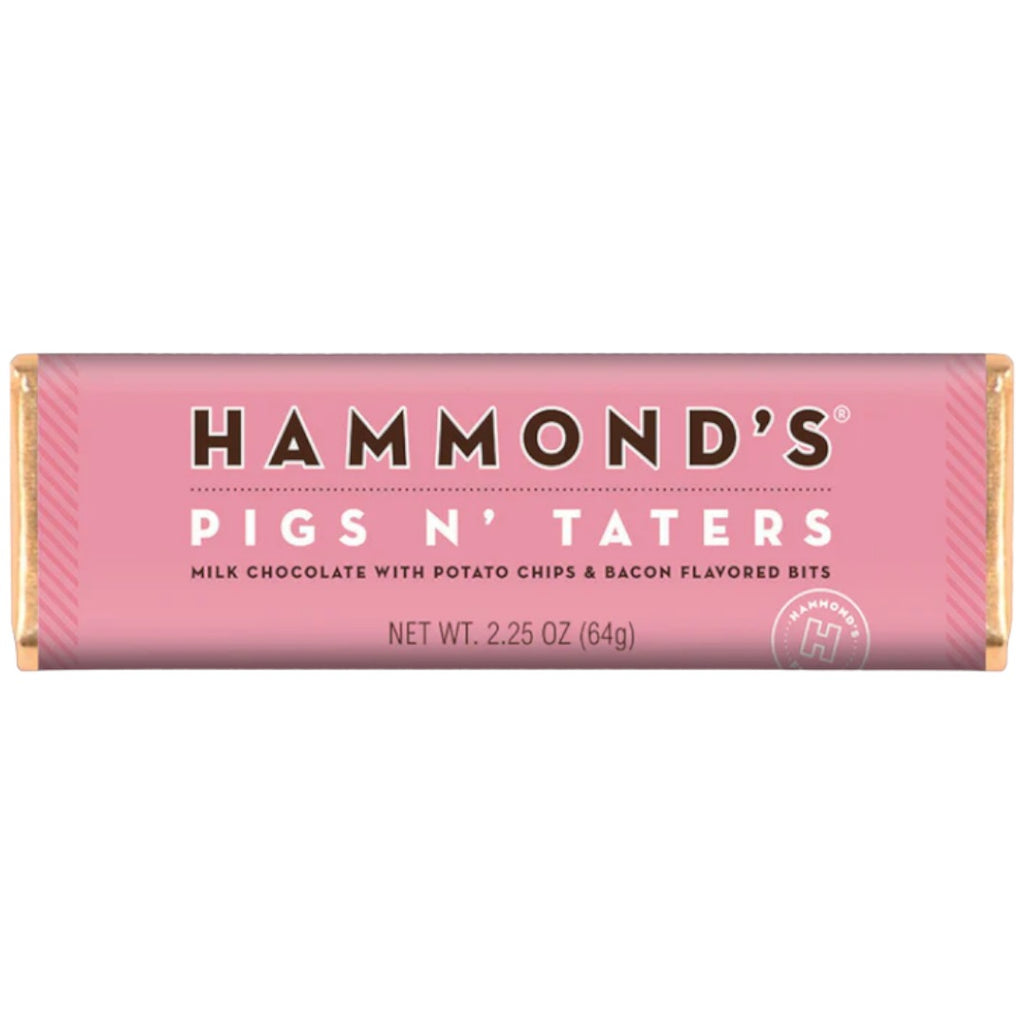 Hammond's Pigs N' Taters Milk Chocolate Bar - 2.25oz (64g)