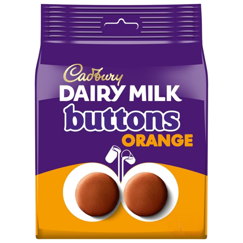 Cadbury Dairy Milk Orange Buttons Bag - 3.3oz (95g)