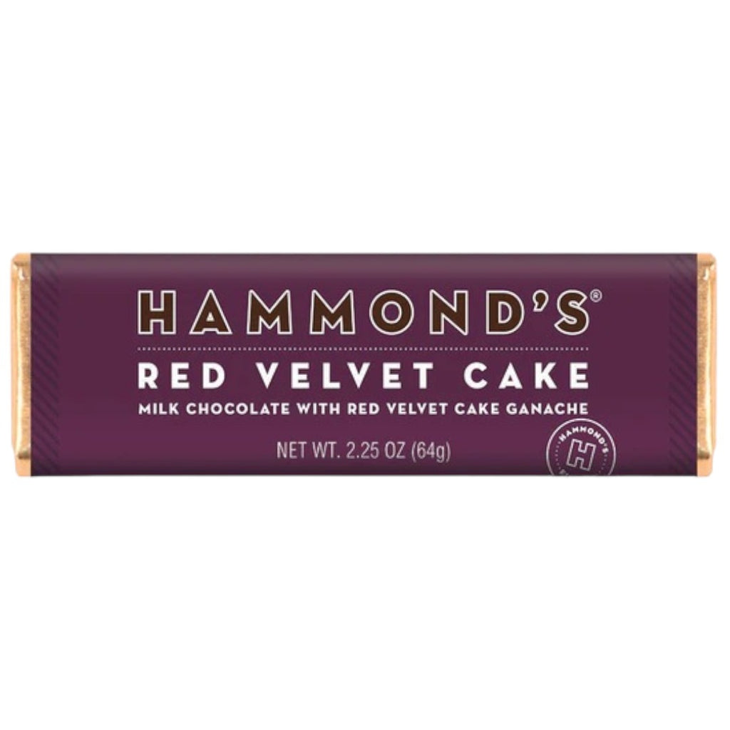 Hammond's Red Velvet Cake Milk Chocolate Bar - 2.25oz (64g)