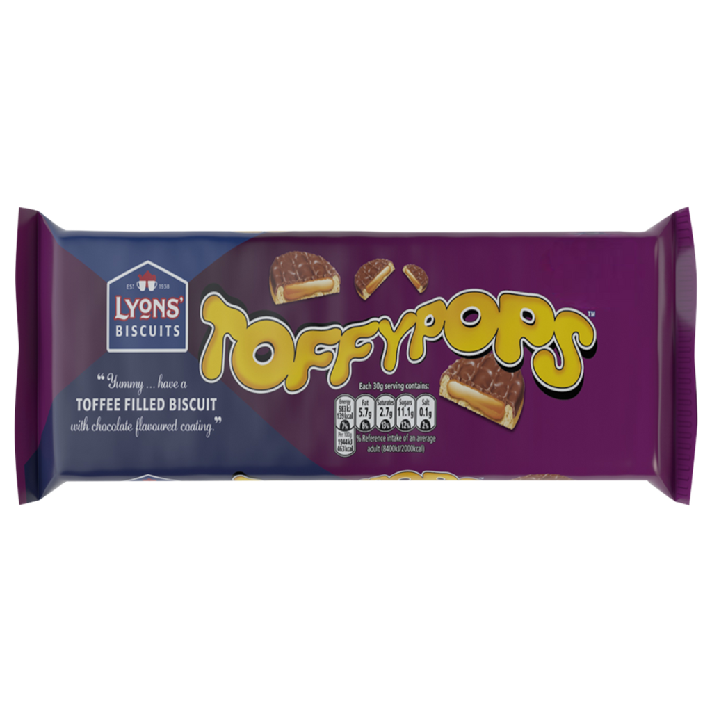 Lyons Toffypops Biscuits - 4.2oz (120g)