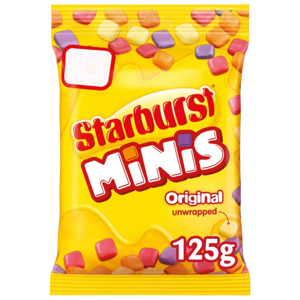 Starburst Minis Original Sweets Pouch Bag - 4.4oz (125g)