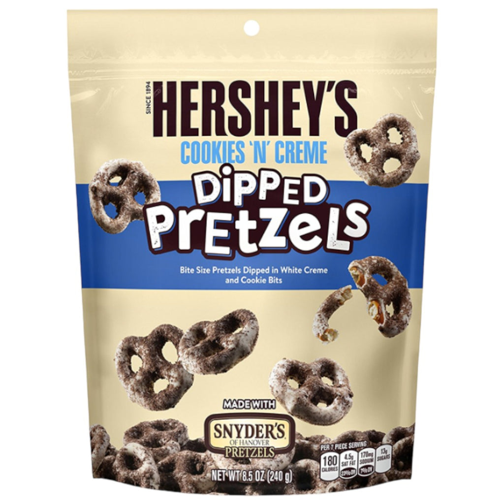 Hershey's Cookies 'N' Creme Dipped Pretzels - 8.5oz (241g)