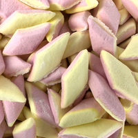 Ancienne Mini Losanges Rose Jaune (Marshmallow 'Bacon') (Belgian)