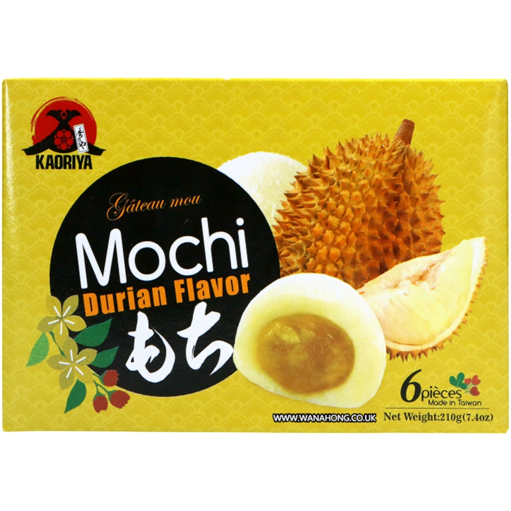 Kaoriya Mochi Durian Flavour (Taiwan) - 7.4oz (210g)