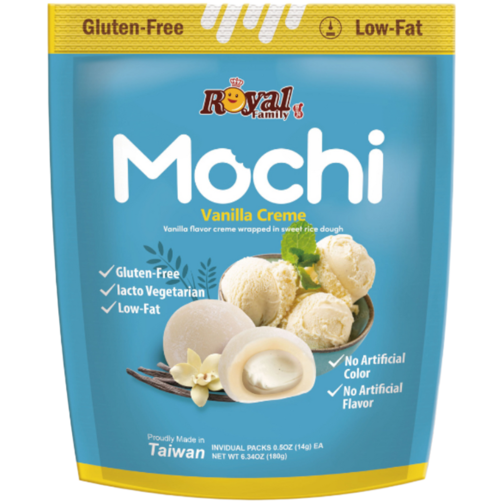 Royal Family Mochi Vanilla Ice Cream Flavour (Taiwan) - 6.34oz (180g)