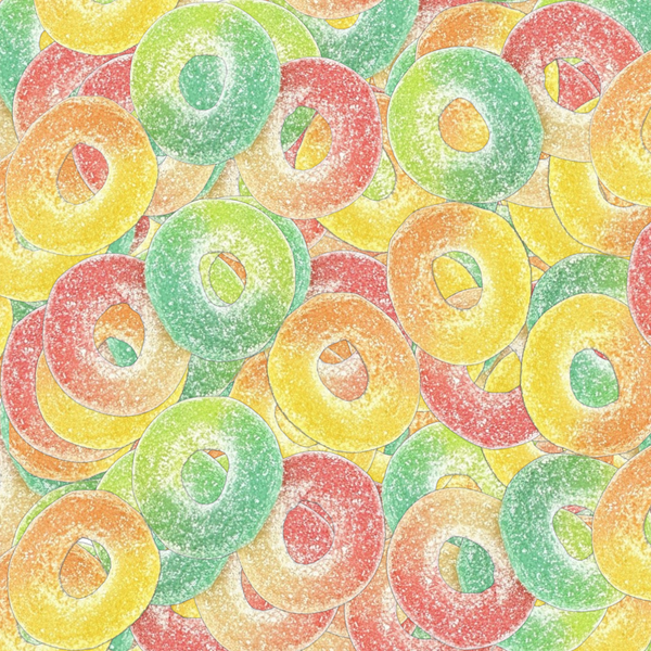 Regnbågsringar (Fizzy Rainbow Rings)