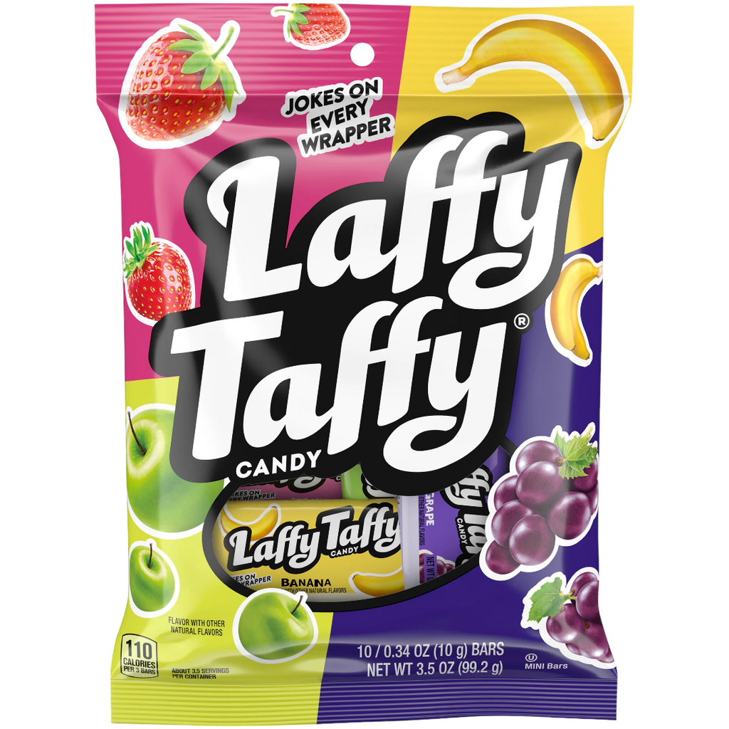 Laffy Taffy Assorted Minis Peg Bag - 3.5oz (99.2g)