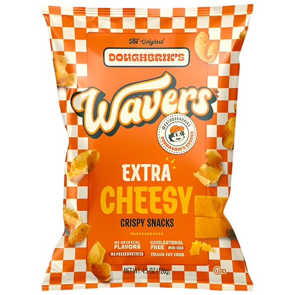 Doughbrik's Wavers Extra Cheesy Crispy Snacks - 4.5oz (126g