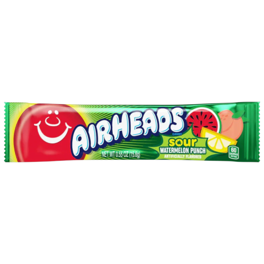 Airheads Sour Watermelon Punch - 0.52oz (15g)