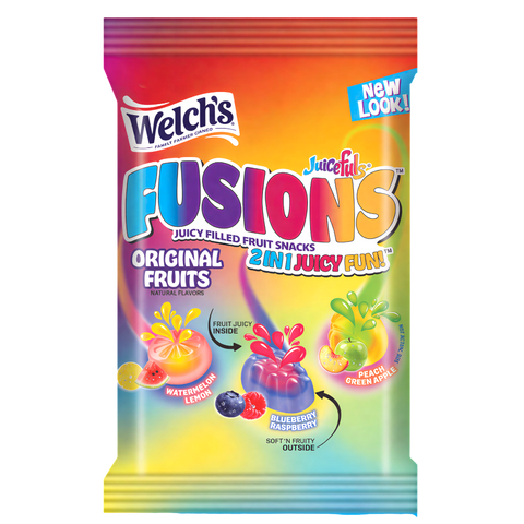 Welch's Juicefuls Fusions 2-in-1 Juicy Filled Fruit Snacks - 4oz