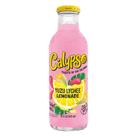 柚子です₊⁎⁺˳✧༚ Calypso Yuzu Lychee Lemonade - 16fl.oz (473ml) – Poppin Candy