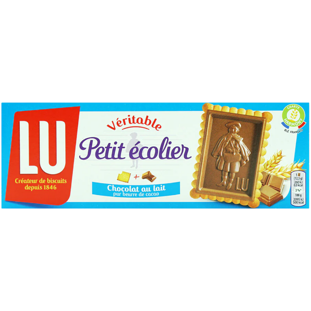 LU Petit Ecolier Milk Chocolate Topped Biscuits (France) - 5.3oz (150g)