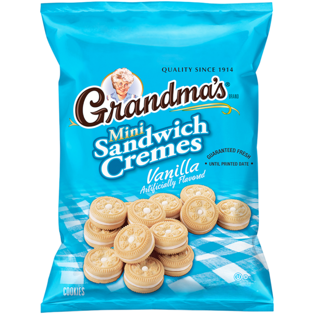 Grandma's Cookies Mini Sandwich Cremes Vanilla - 2.12oz (60g)