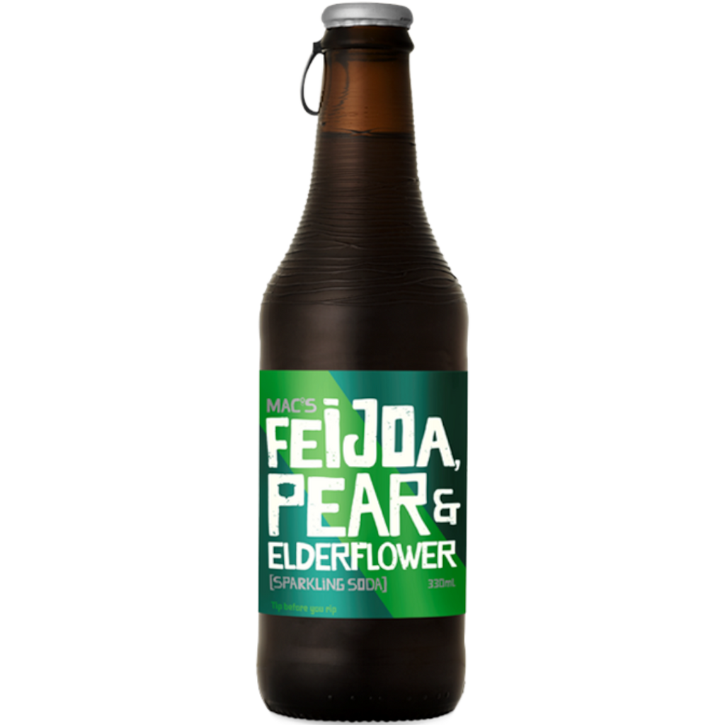 Mac's Feijoa, Pear & Elderflower Sparkling Soda (New Zealand) - 11.1fl.oz (330ml)