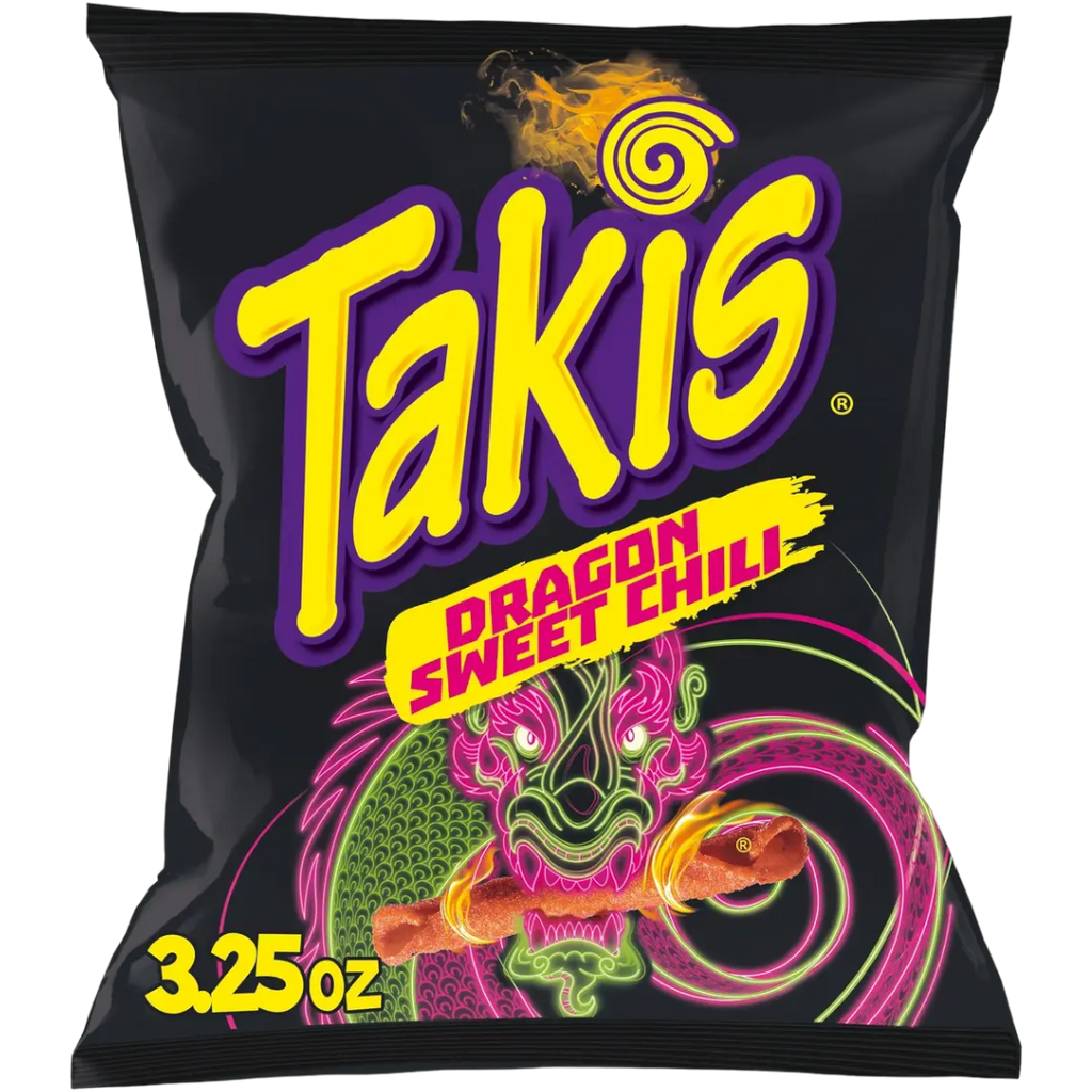 Takis Dragon Spicy Sweet Chilli - 3.25oz (92.3g) | Poppin Candy