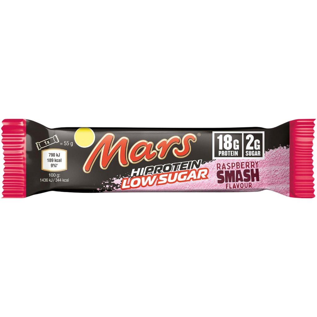 Mars Raspberry Smash Hi Protein Chocolate Bar - 1.94oz (55g)