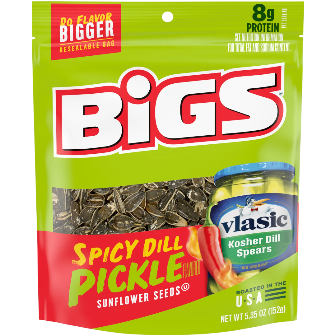 BIGS Sunflower Seeds Vlasic Spicy Dill Pickle Flavour - 5.35oz (152g)