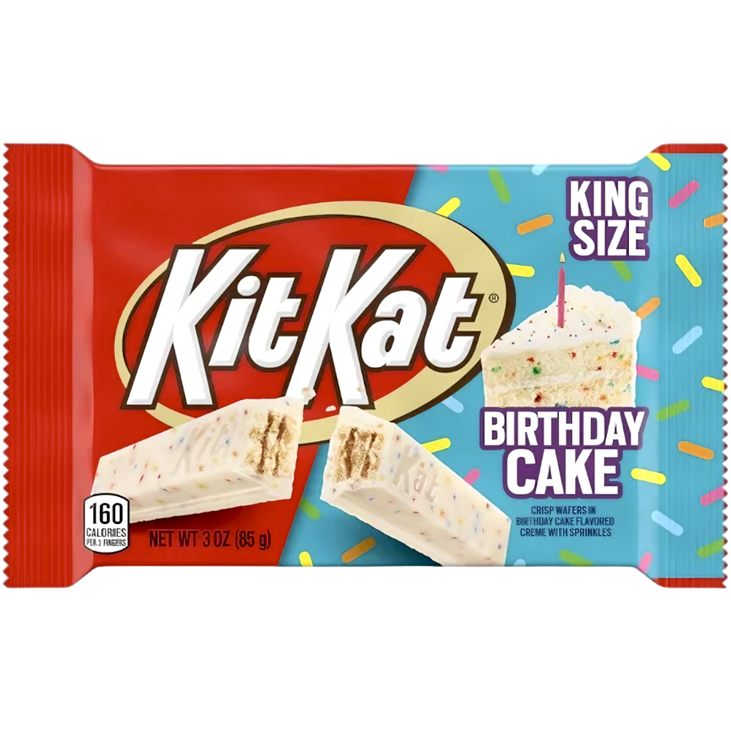 Kit Kat Birthday Cake King Size (Limited Edition) - 3oz (85g)