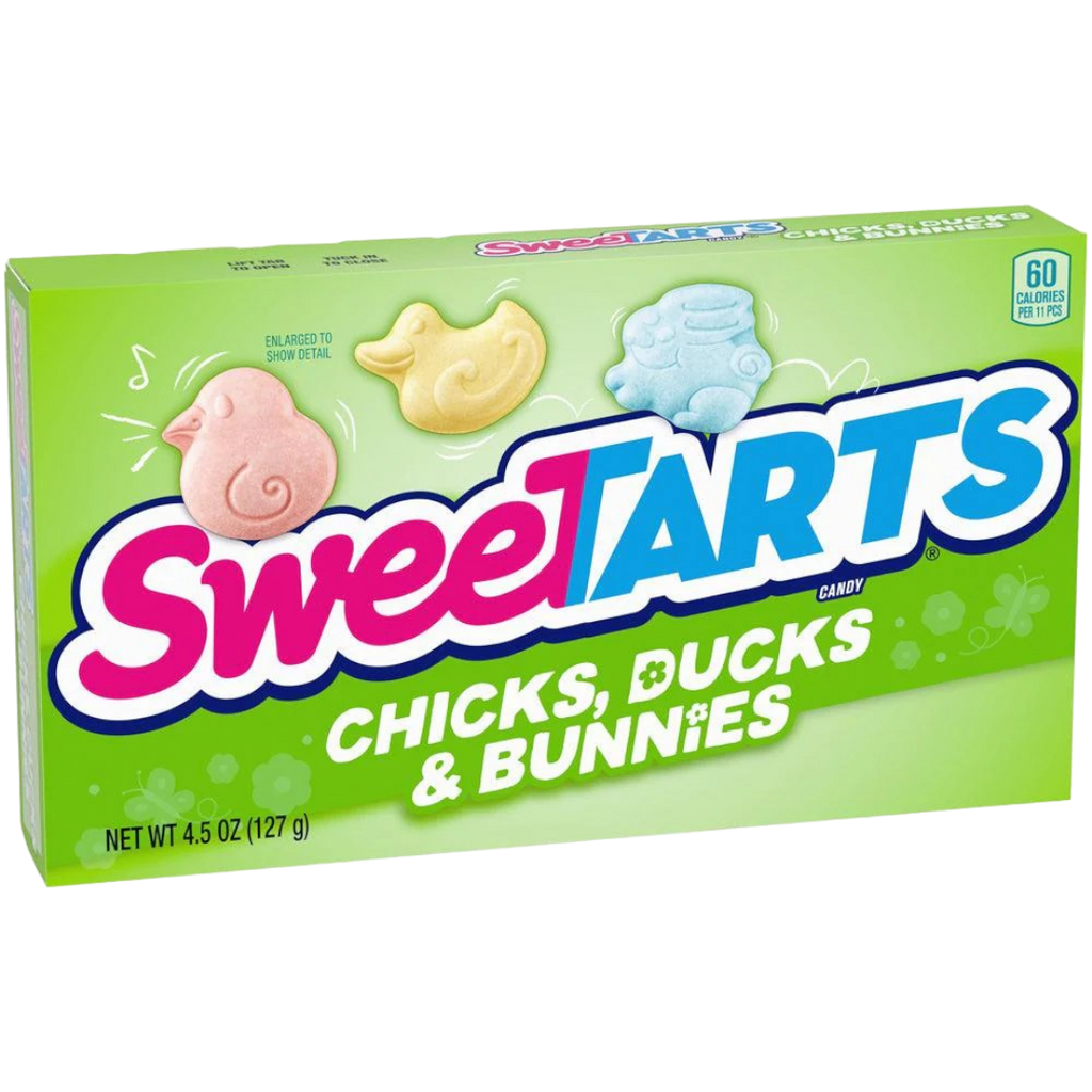 Sweetarts Chicks, Ducks & Bunnies Theatre Box (Easter Limited Edition) - 4.5oz (127g)