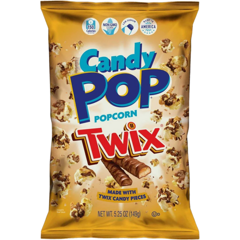 Candy Pop Twix Popcorn Share Bag - 5.25oz (149g) – Poppin Candy