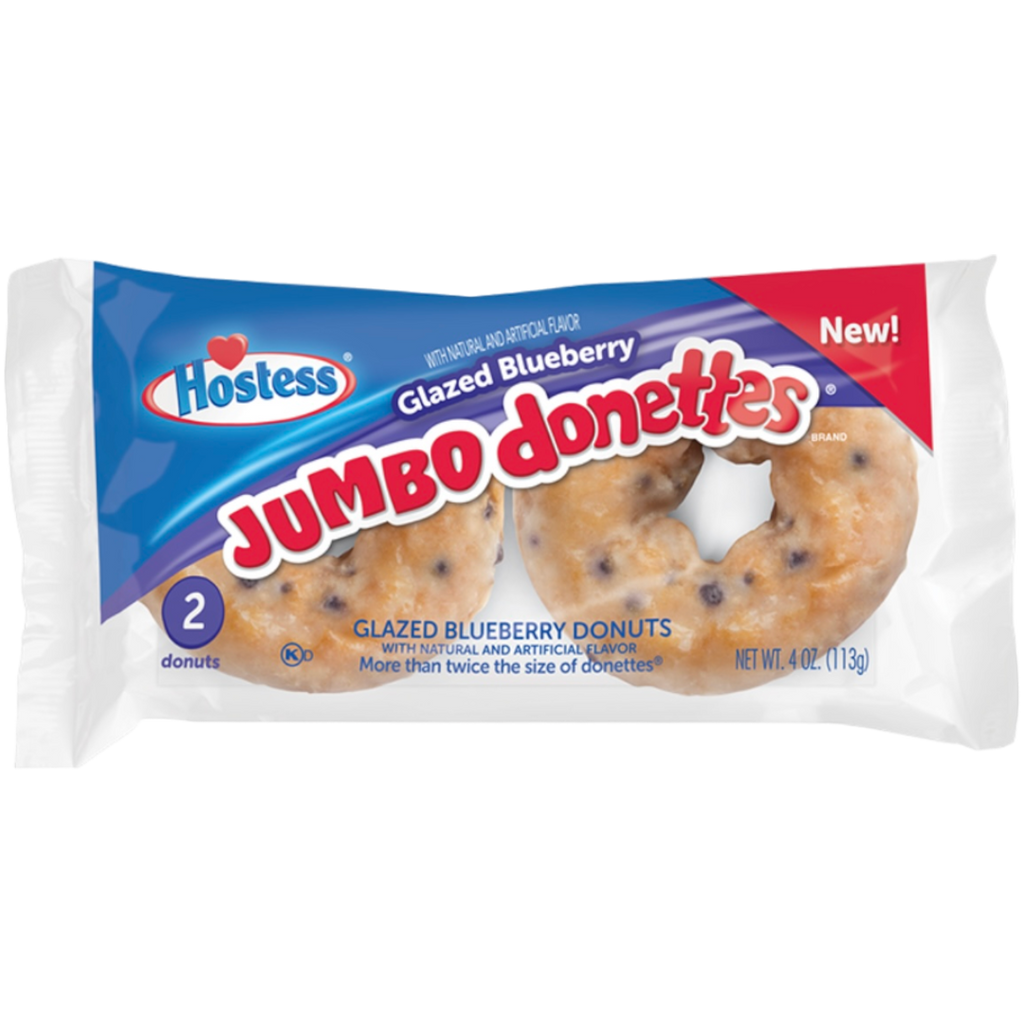 Hostess Glazed Blueberry Jumbo Donettes Twin Pack - 4oz (113g)