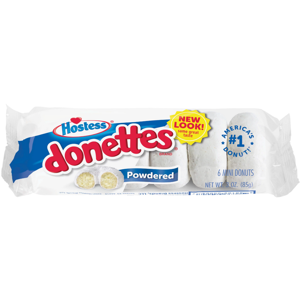 Hostess Powdered Donettes 6 Pack - 3oz (85g)