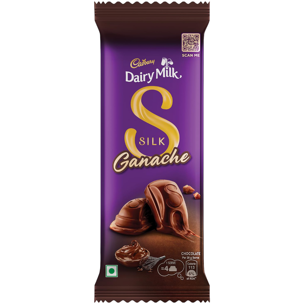Cadbury Dairy Milk Silk Ganache Sharing Block (India) - 5.15oz (146g)