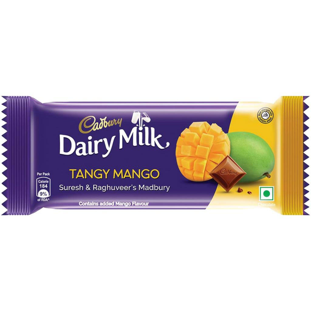Cadbury Dairy Milk Tangy Mango Limited Edition (India) - 1.27oz (36g) BB:05/05/24