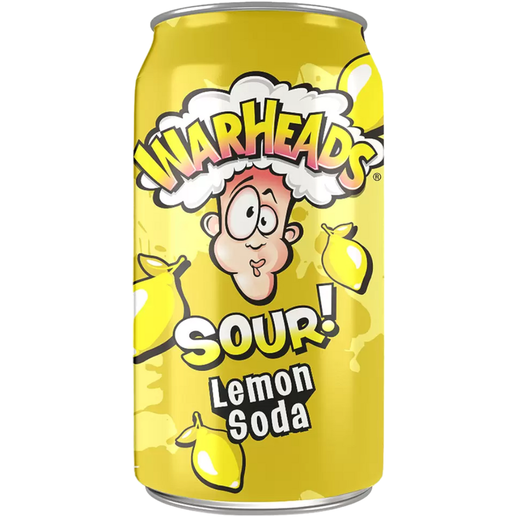 Warheads Sour! Lemon Soda - 12fl oz (355ml)