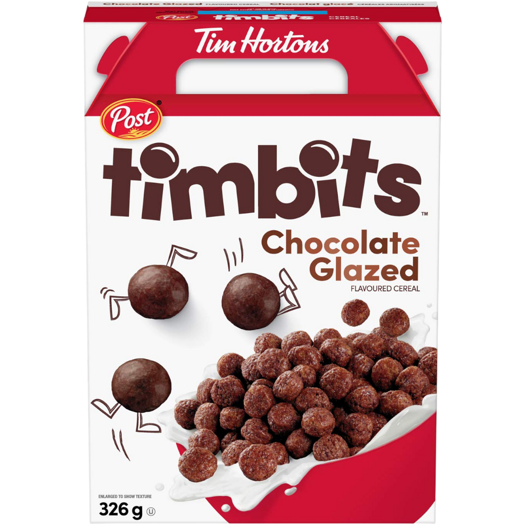 Post Tim Hortons Timbits Chocolate Glazed Cereal (Canada) - 11.5oz (326g)