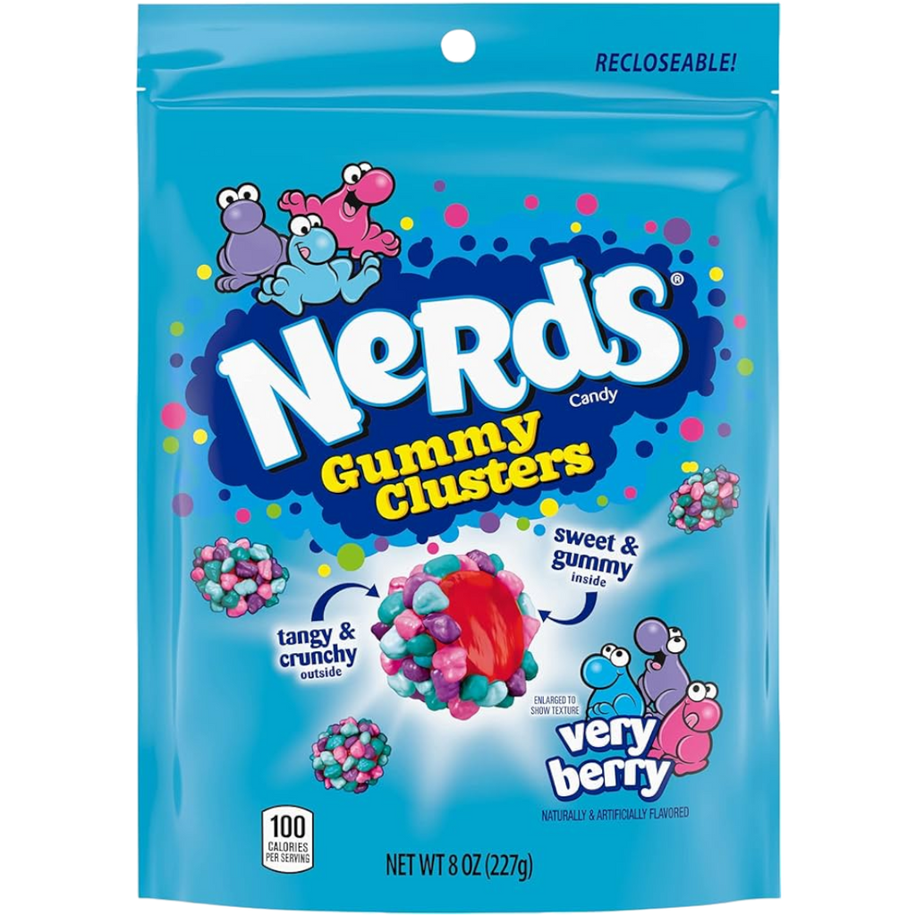 Nerds Gummy Clusters Very Berry Share Bag - 8oz (226g)