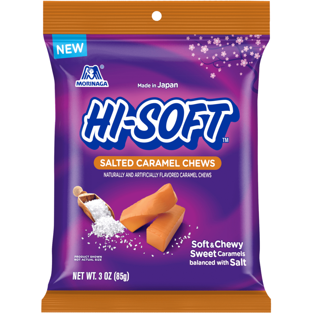 Hi-Chew Hi-Soft Salted Caramel Chews Peg Bag - 3oz (85g)