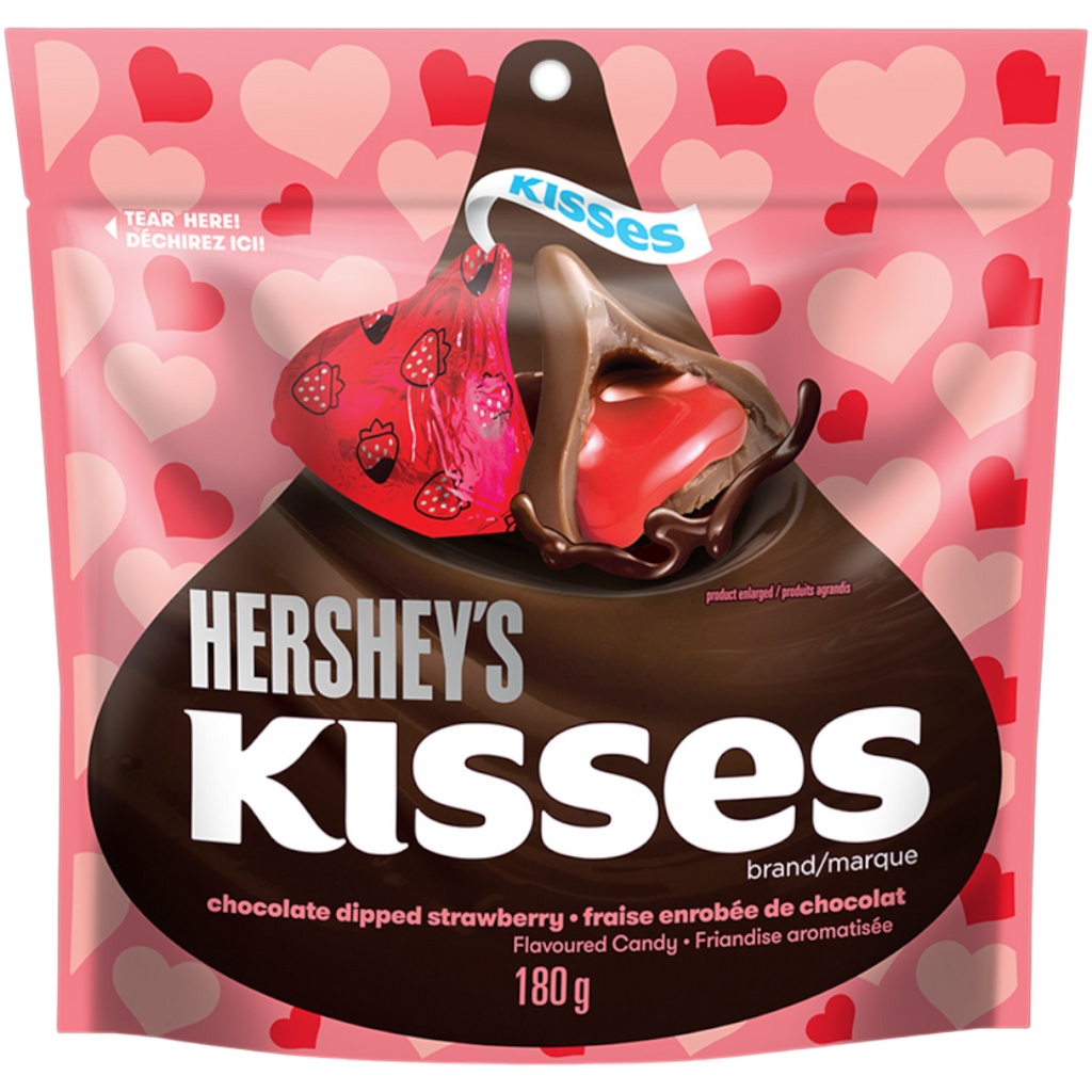 Hershey's Kisses Chocolate Dipped Strawberry Share Pack (Valentine's Limited Edition) - 6.3oz (180g)