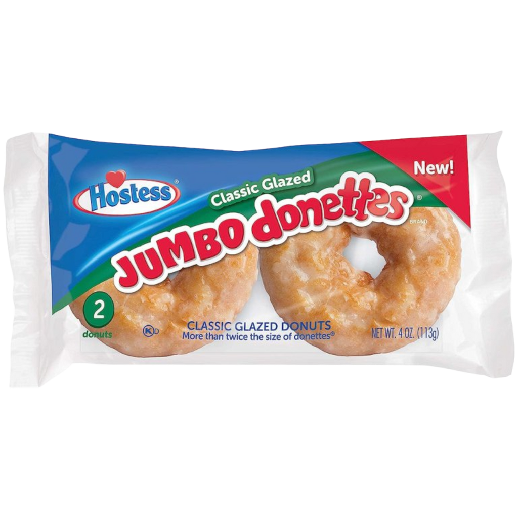 Hostess Glazed Jumbo Donettes Twin Pack - 4oz (113g)