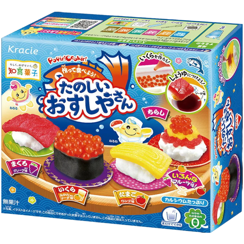 Kracie Popin' Cookin' Sushi Candy DIY Kit (Japan) - 0.99oz (28g)