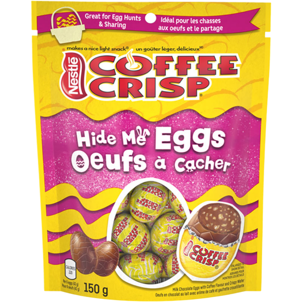Coffee Crisp Hide Me Eggs Easter Limited Edition (Canada) - 5.3oz (150g)
