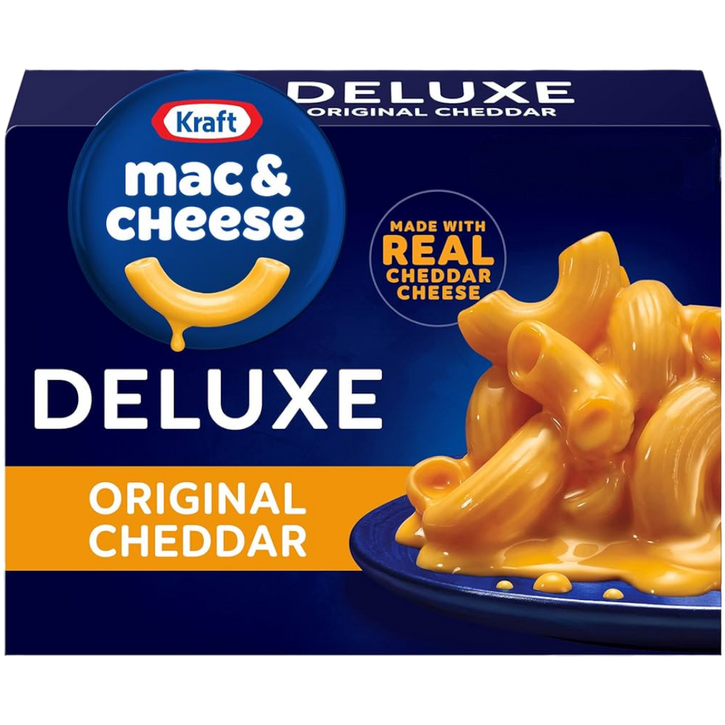 Kraft Deluxe Original Cheddar Mac & Cheese XL Box (4 Servings) - 14oz (397g)