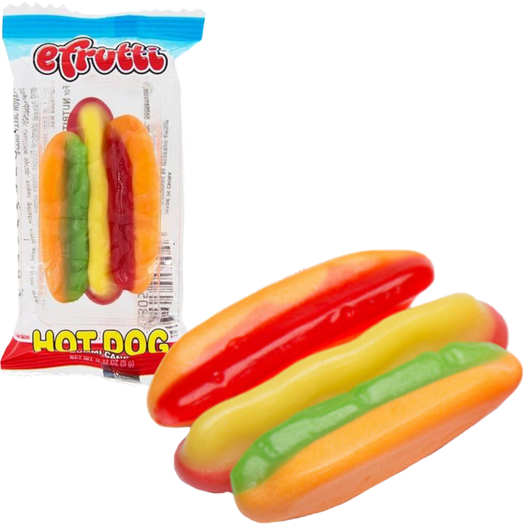 E.Frutti Gummi Candy Hot Dog - 0.32oz (9g)