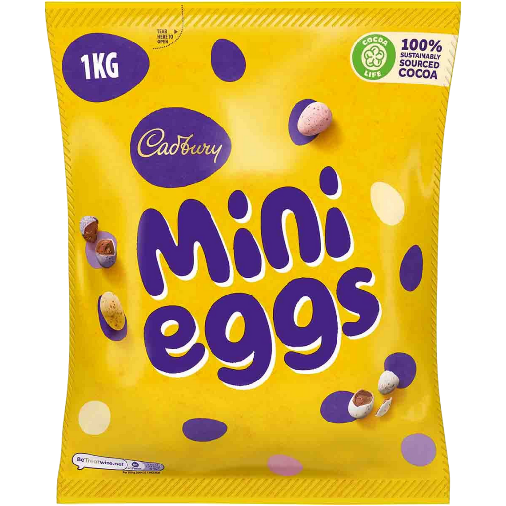 Cadbury Mini Eggs HUGE 1kg Bag - 35.3oz (1kg)